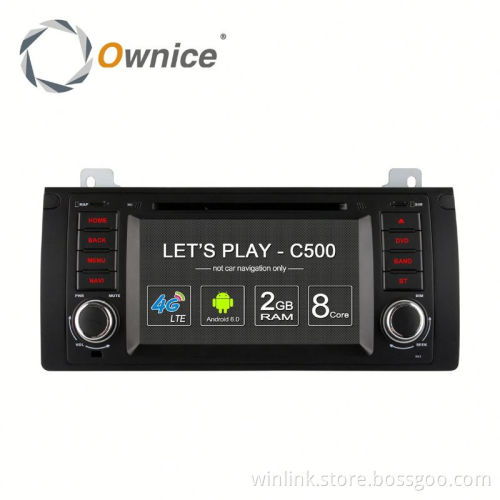 Ownice Android 6.0 navigation car GPS for BMW M5 1996-2003 with GPS Navi Stereo WIFI built 4G lte DVD support TV